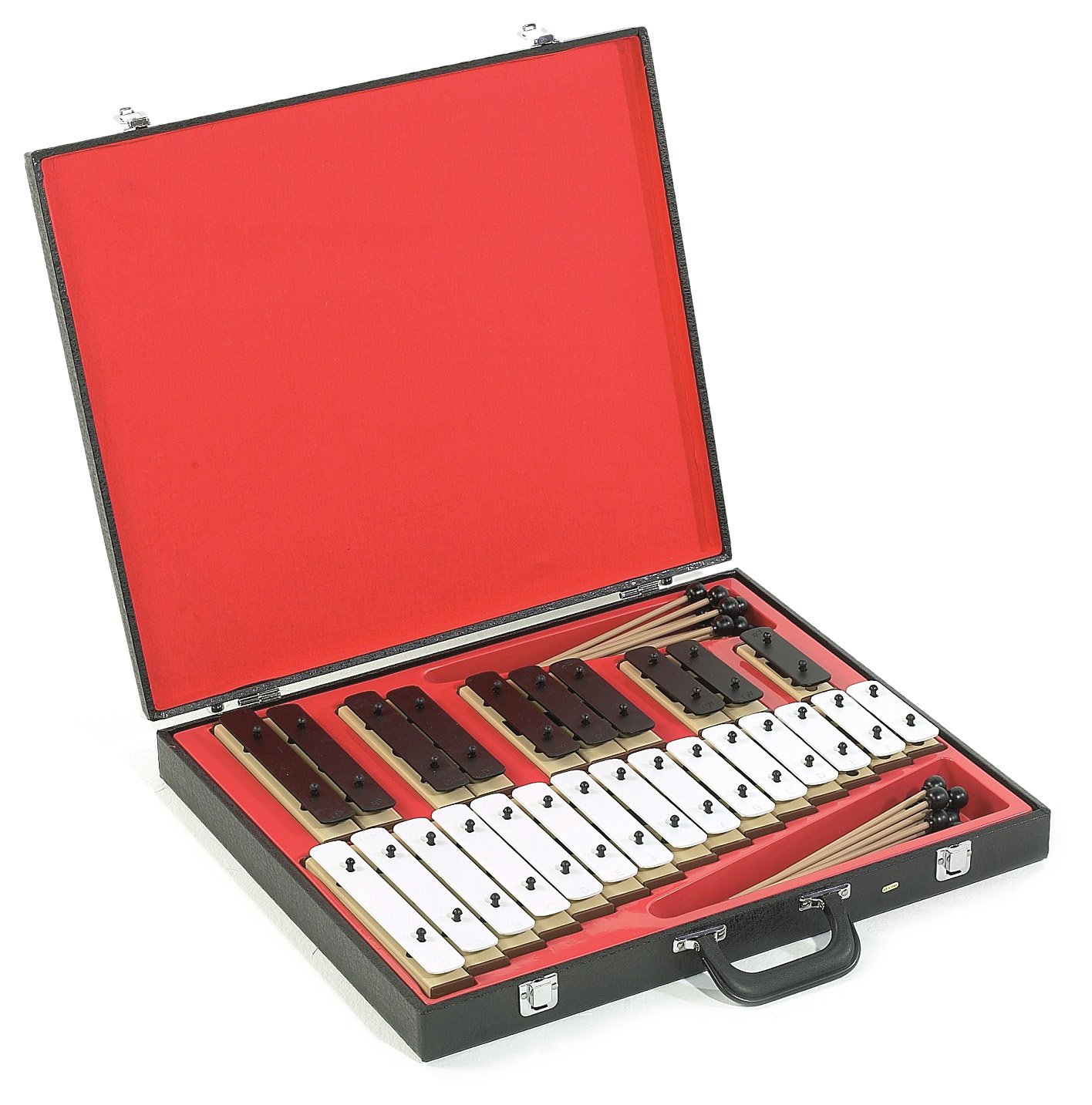 Percussion Plus - Metalófono (en estuche, 25 piezas)