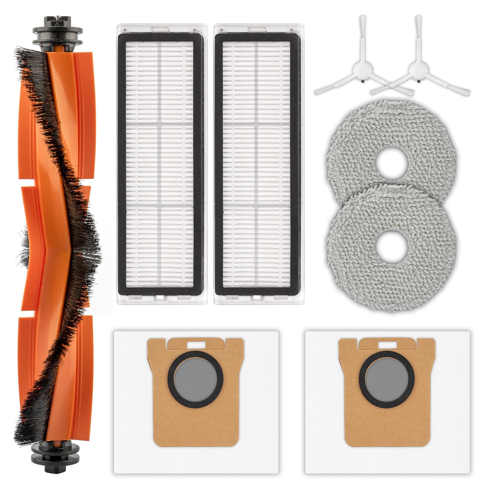 Serpillière Xiaomi X20 Plus et brosses de rechange pour réparer la perte d'aspiration robot