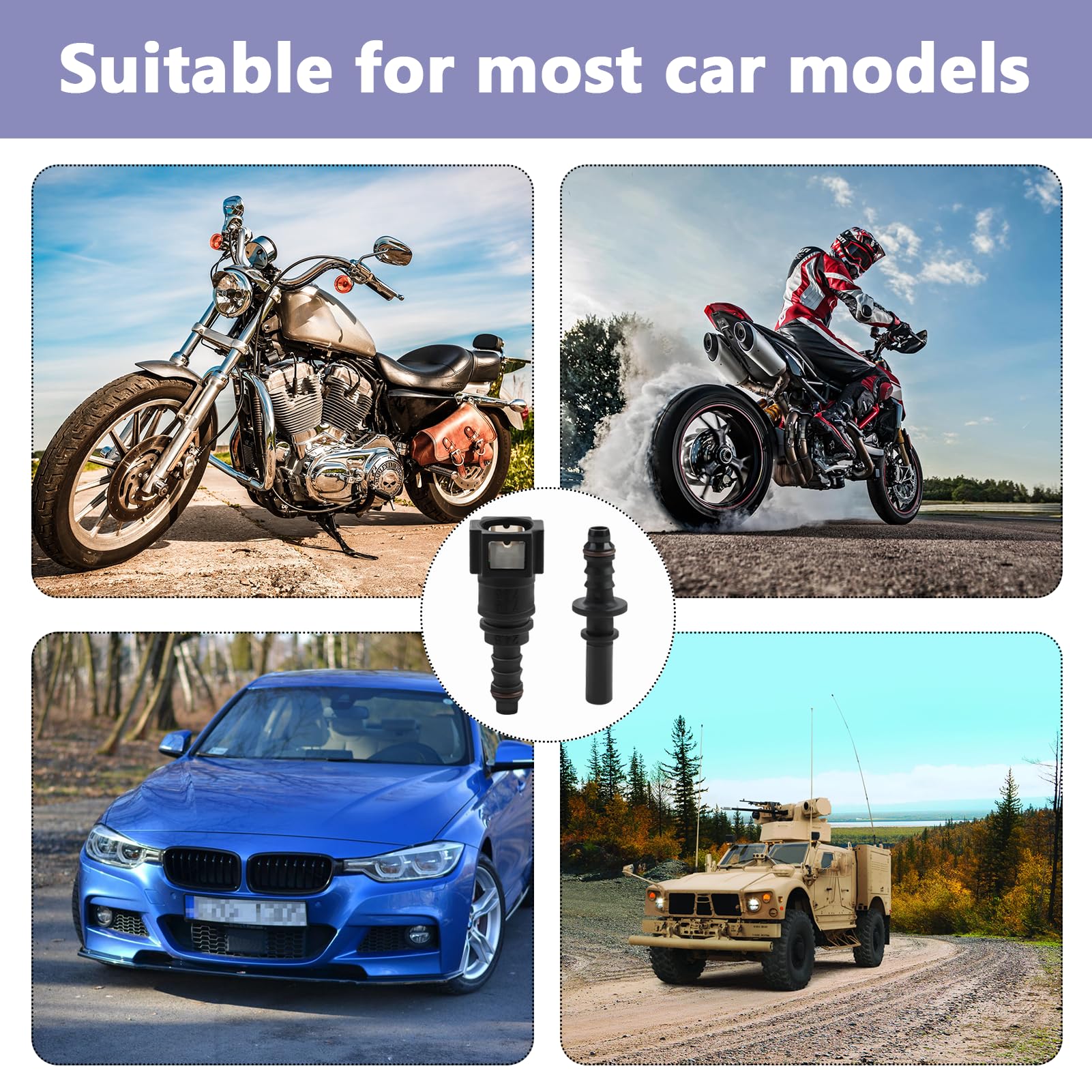 Raccordo Maschio Femmina Carburante Connettori Tubo Carburante X