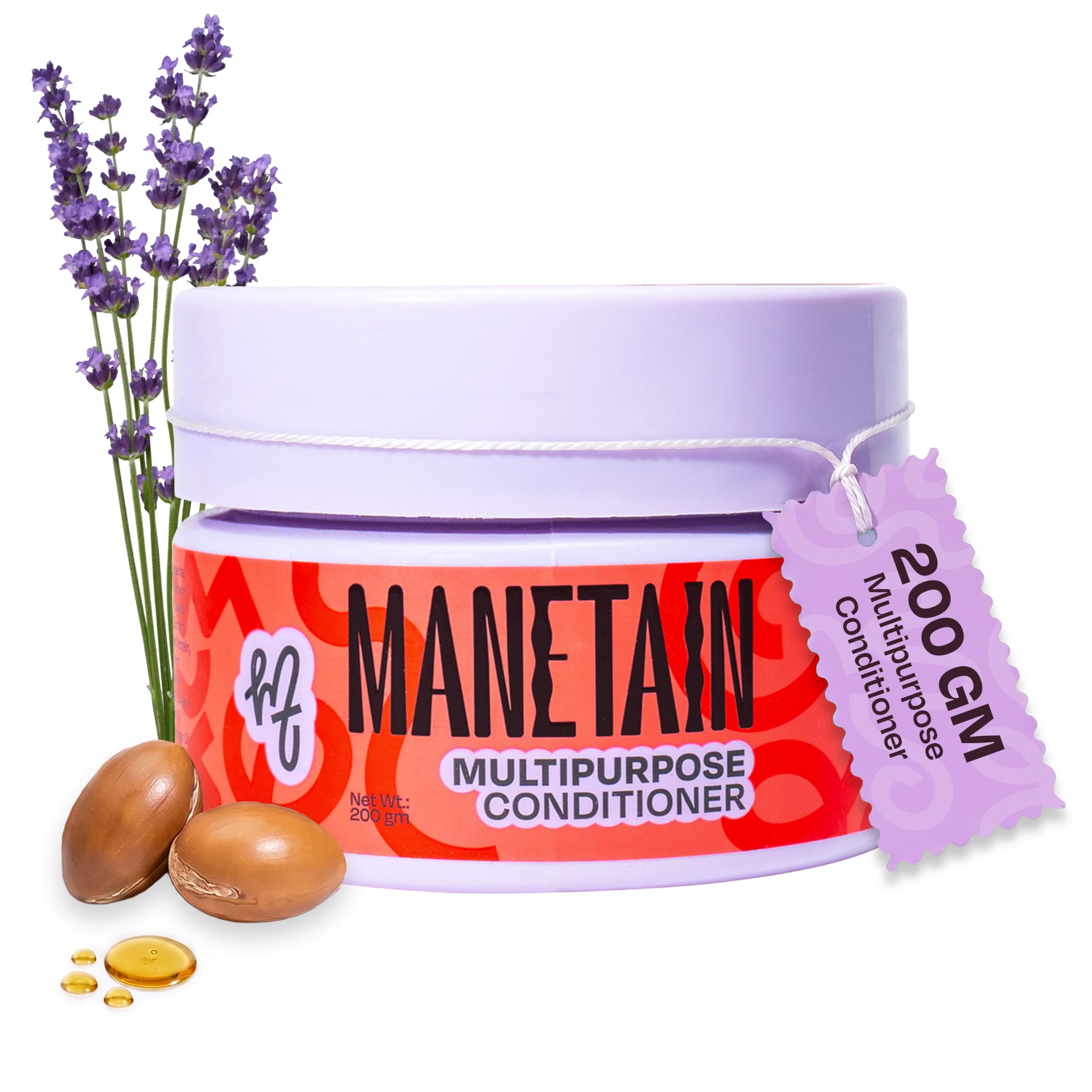 MANETAIN Multipurpose Hair Conditioner 200gm for Curly, Wavy, and Frizzy Hair | Protein/Moisture Balanced | Deep Conditioning, Hydrating, Strengthening, Detangling & Curl Enhancing | No Sulfates or Parabens-picture-18