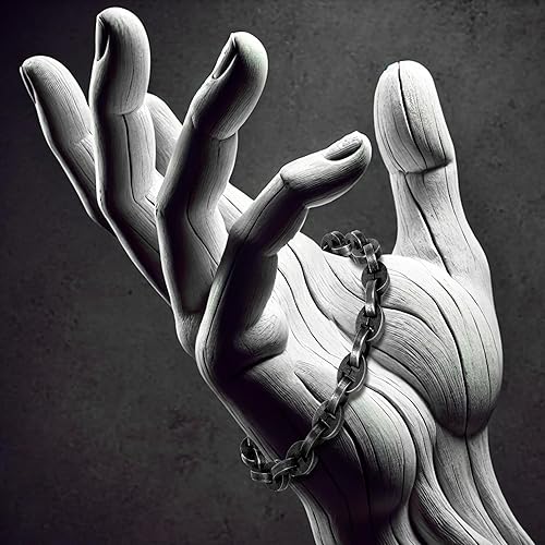 Miniatura 3 de Mens Stainless Steel Bracelet Gladiator Series Unbroken Collection, Gothic Biker Cuff Jewelry, Medieval Shackle Link Wristbands for Men in 6mm