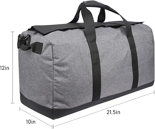 Vista 7 de FIREDOG Bolsa de lona a prueba de olores, bolsa grande a prueba de olores para almacenamiento de viaje Gris