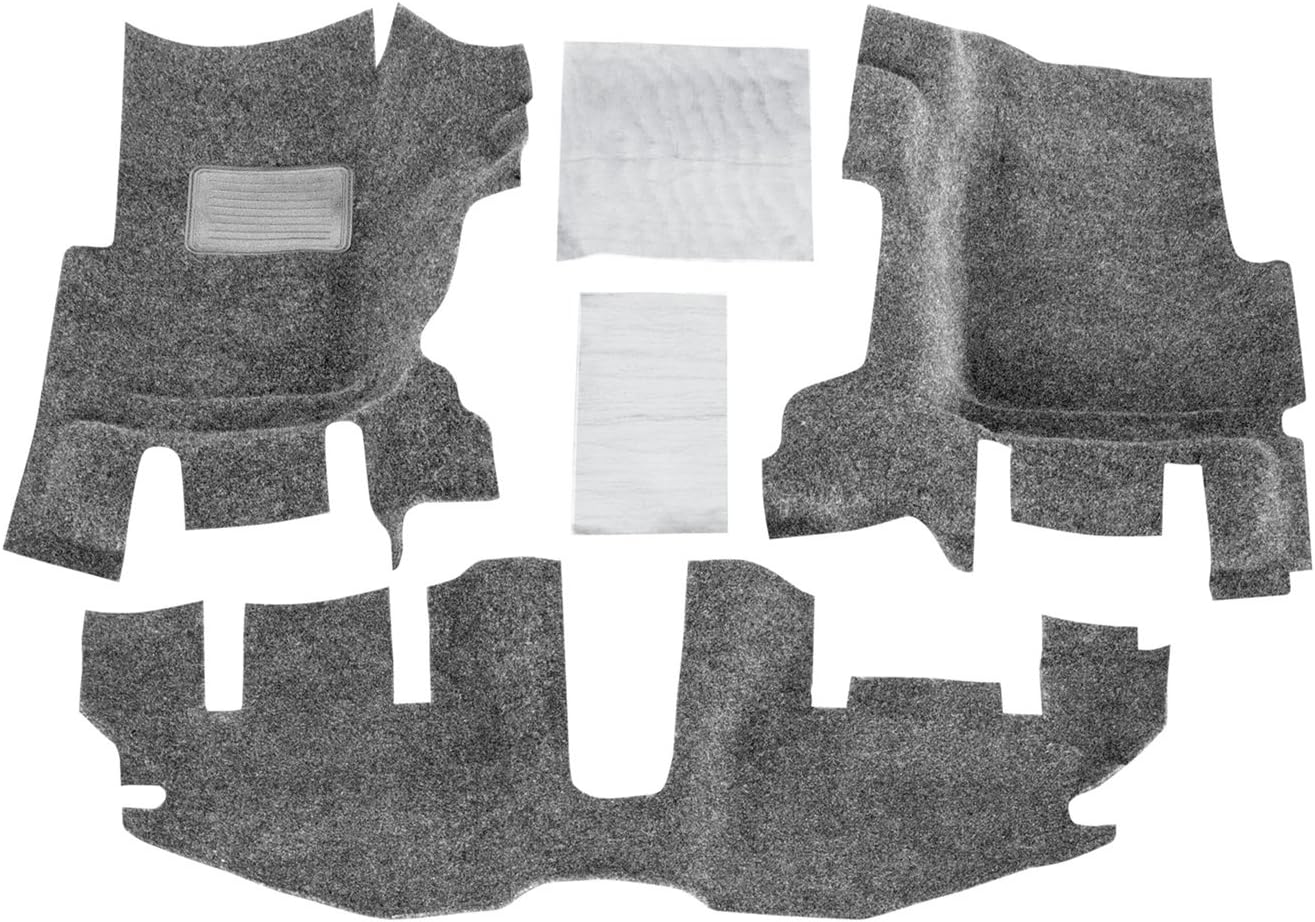 Classic Bed Mat | 1997 - 2006 Jeep Wrangler TJ/LJ (w/cntr console, Heat Shields), Charcoal Grey | BRTJ97F