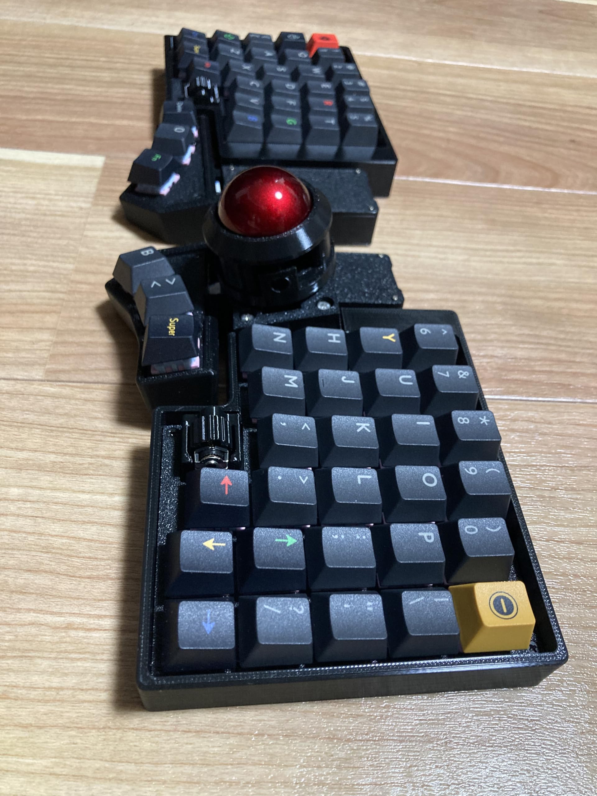 キーボード cck-ball Amazon | Weekin CCK-BALL ワイヤレス分割キーボード クロスデュアル