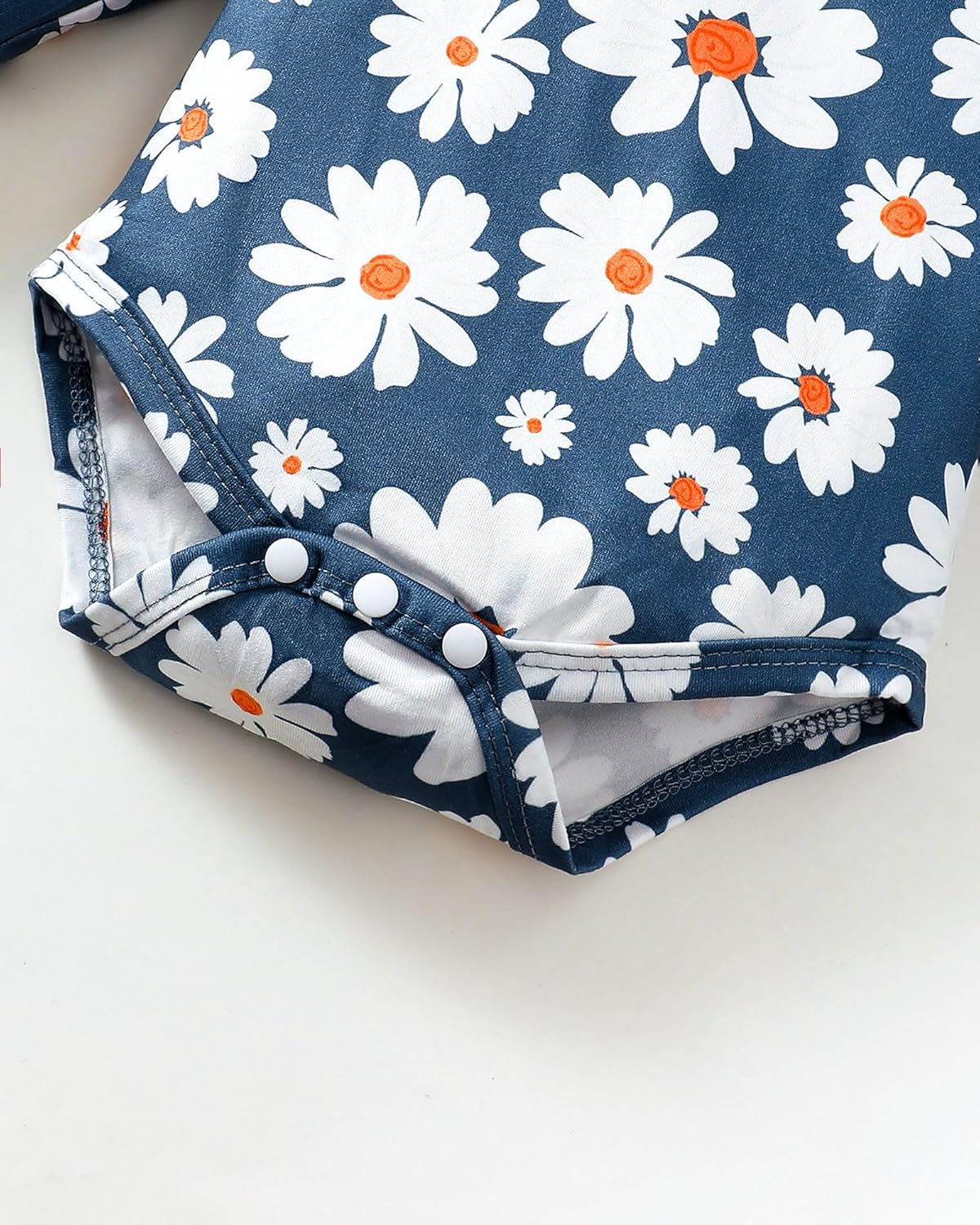 SUNNY PIGGY Baby Girl Clothes Newborn Infant Outfits Ruffle Long Sleeve Romper Pants Set with Headband - Image 9