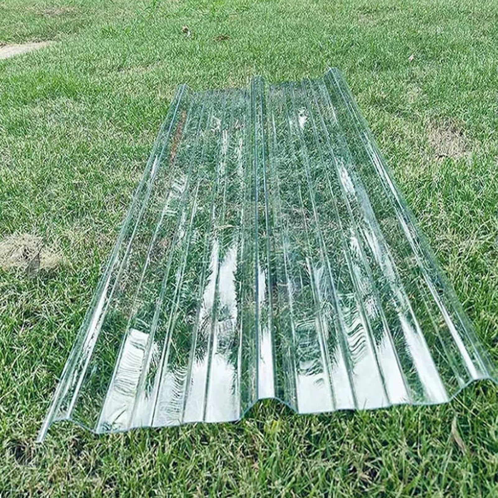 Lámina Techo Policarbonato Transparente para Pérgola Toldo Carport Refugio Invernadero Cobertizo 1PCS Multiuso Exterior y Terraza(0.9x1.2m (35x47in))
