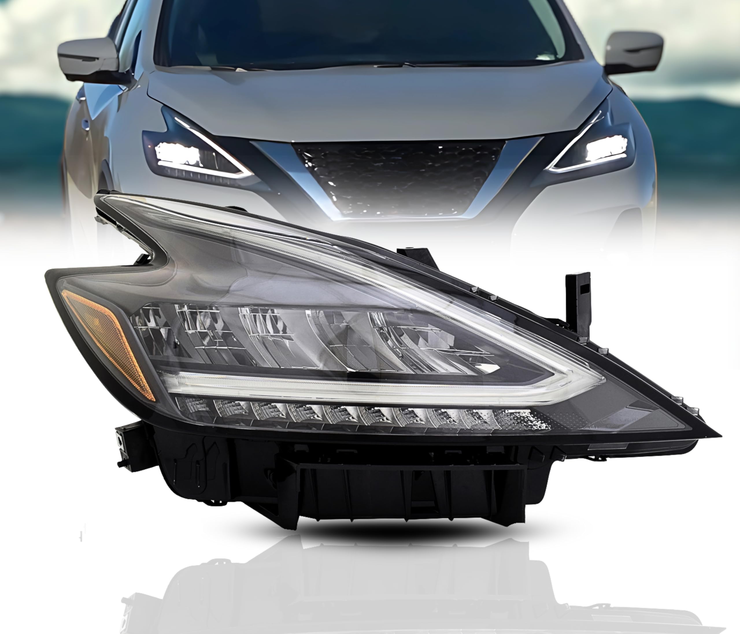 Amazon.com: Headlamp Replacement For Nissan Murano 2022-2023 SL/SV