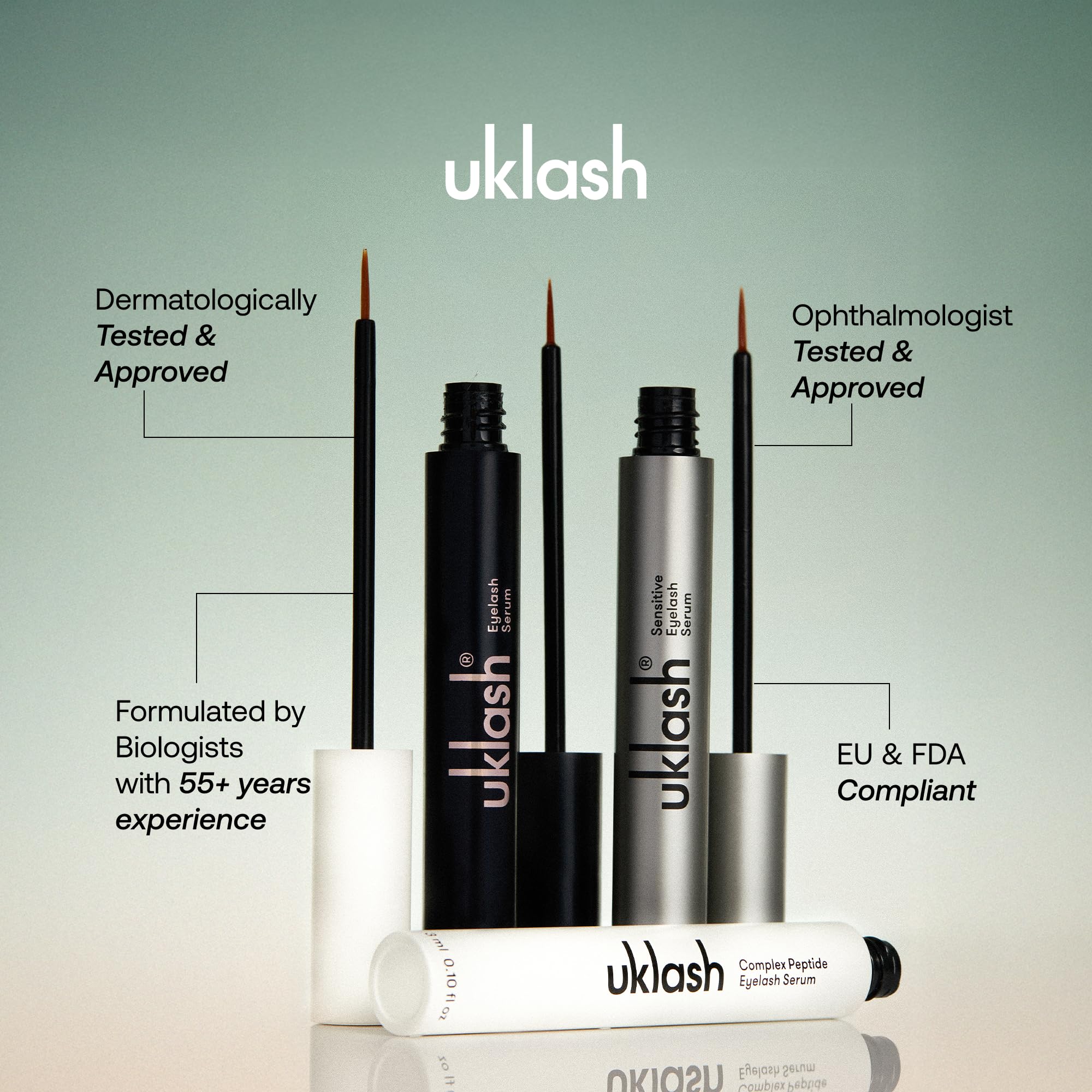 UKLASH Eyelash Growth Serum 3ml Nourishing Lash Serum for Fuller Lashes | Clinically proven formula for naturally longer lashes and extensions. 100% vegan cruelty-free vitamin infused product thumbnail 7