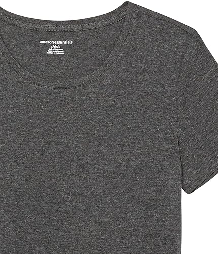 Vista 53 de Yaxa Essentials Women's Regular-Fit Short-Sleeve Crewneck T-Shirt