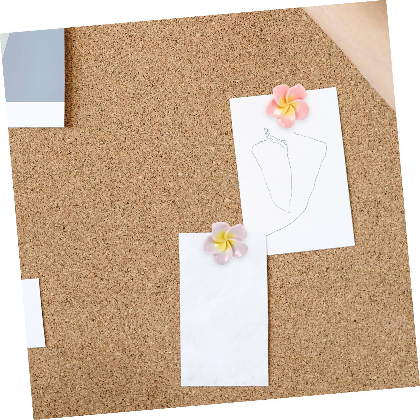 jojofuny 5 Sätze Fotomanddekoration Blumen Drücken Nagel Süße Korkplatte Niedliche Stecknadeln Für Die Pinnwand Korkboard Thumbtacks Daumennägel Dekorative Reißzwecke Plastik 21 Stücke * 5