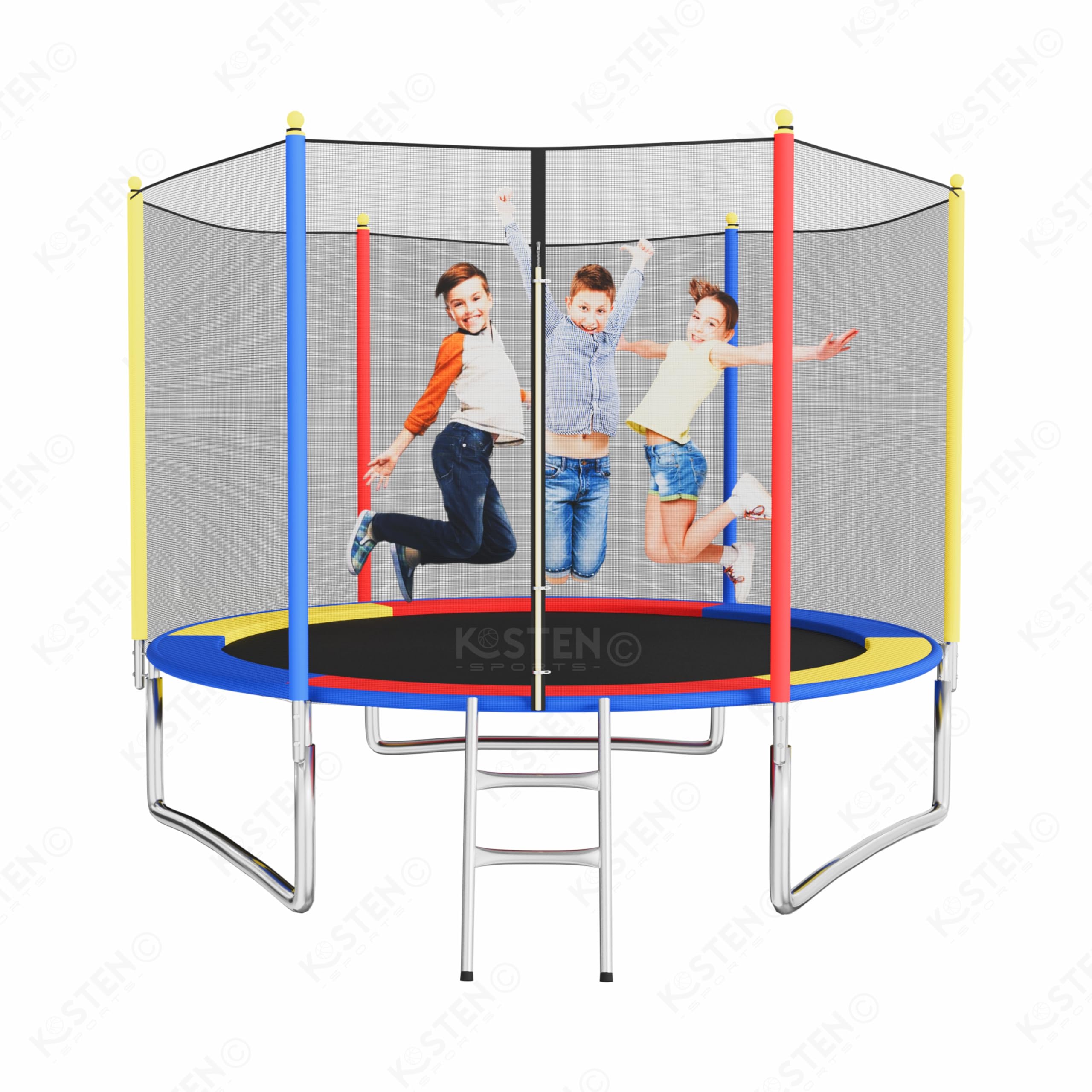6FT Recreational Trampoline – Heavy-Duty Outdoor Trampoline with Safety Net | Perfect for Kids and Family Fun