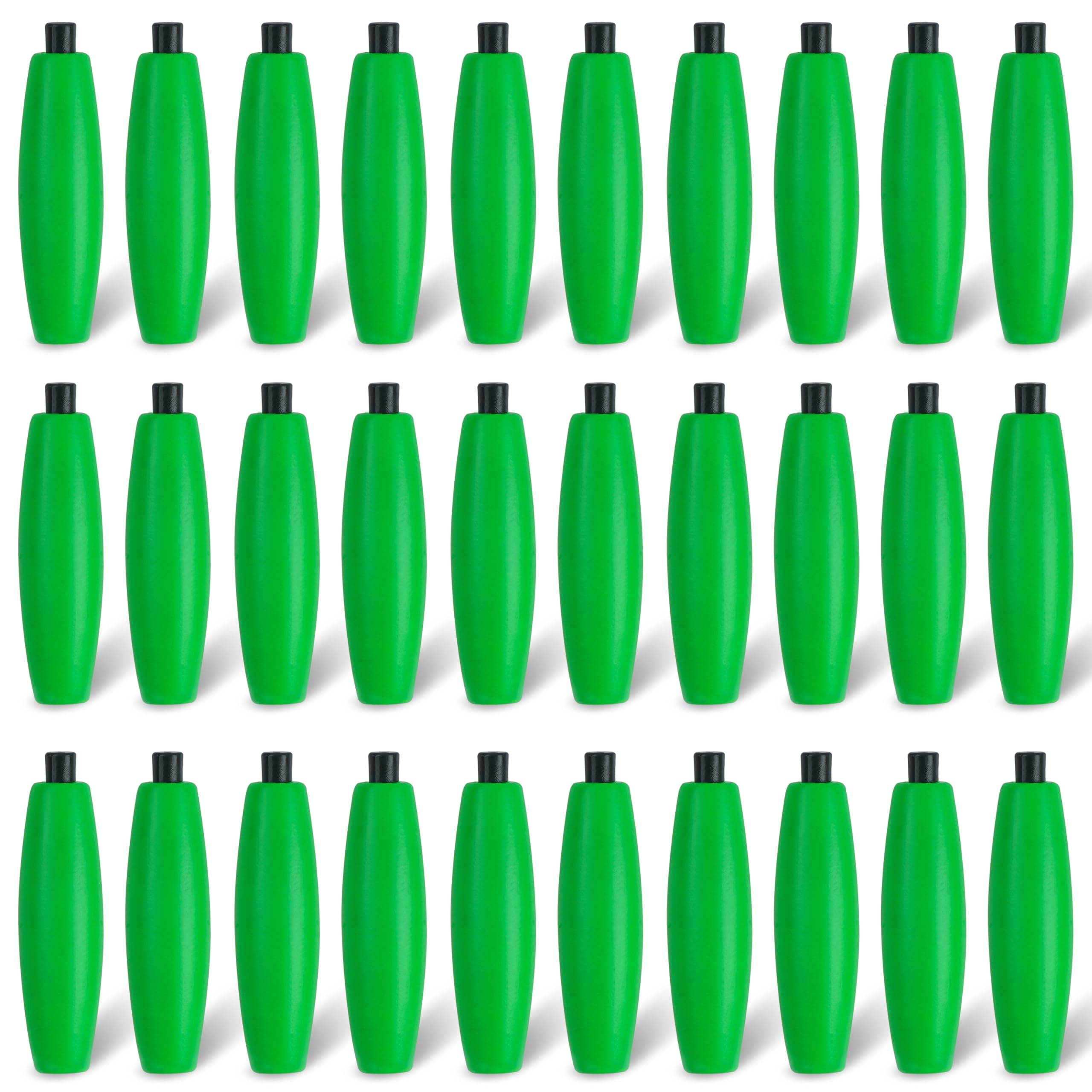 SILANON Peg Floats Fishing Bobbers,Foam Cigar Fishing Floats Bobbers Catfish Floats Slip Fishing Cork Bobbers with Pipe Plug for Catfish Santee Rig