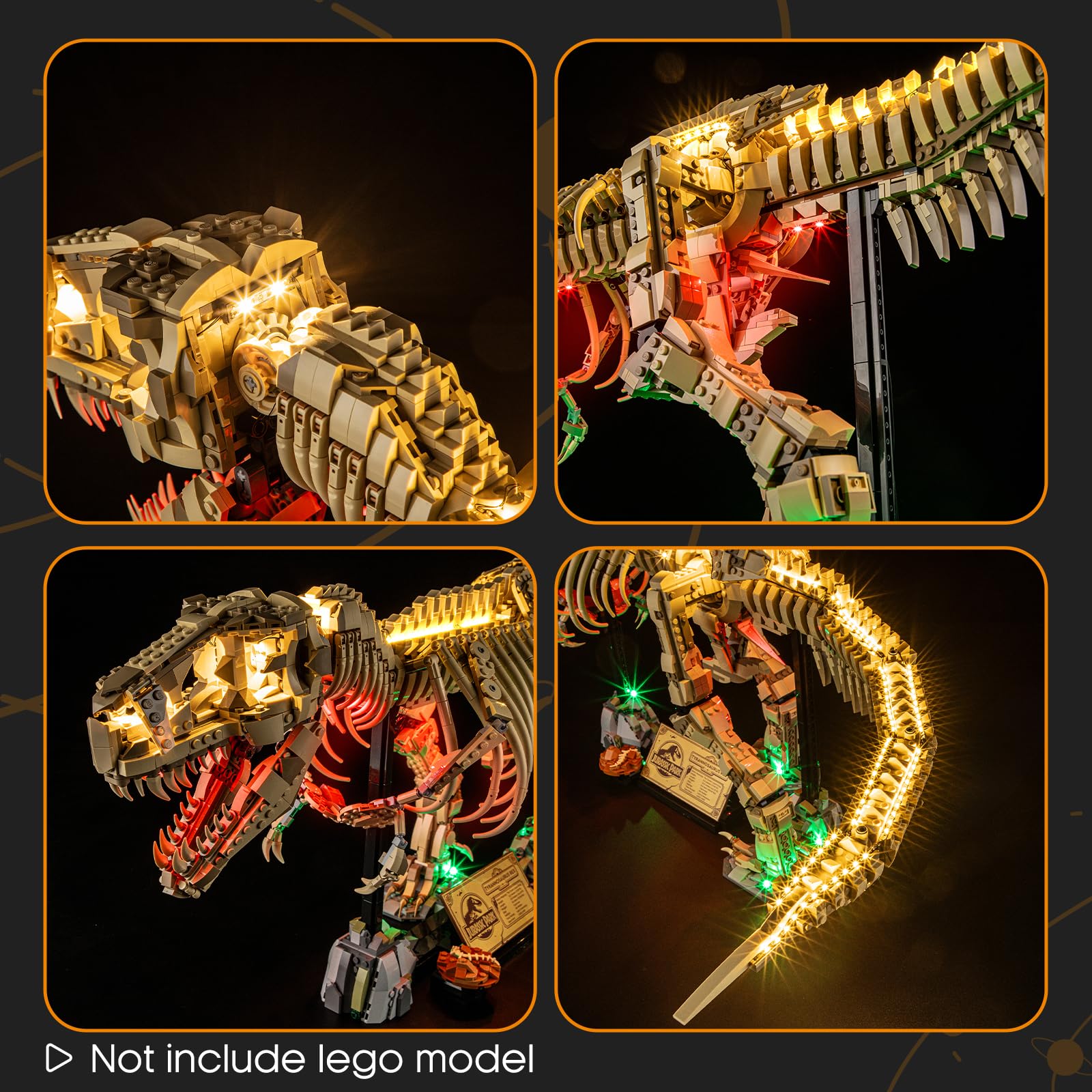 LIGHTAILING Light For Lego-76968 Dinosaur-Fossils: Tyrannosaurus-rex - Image 4