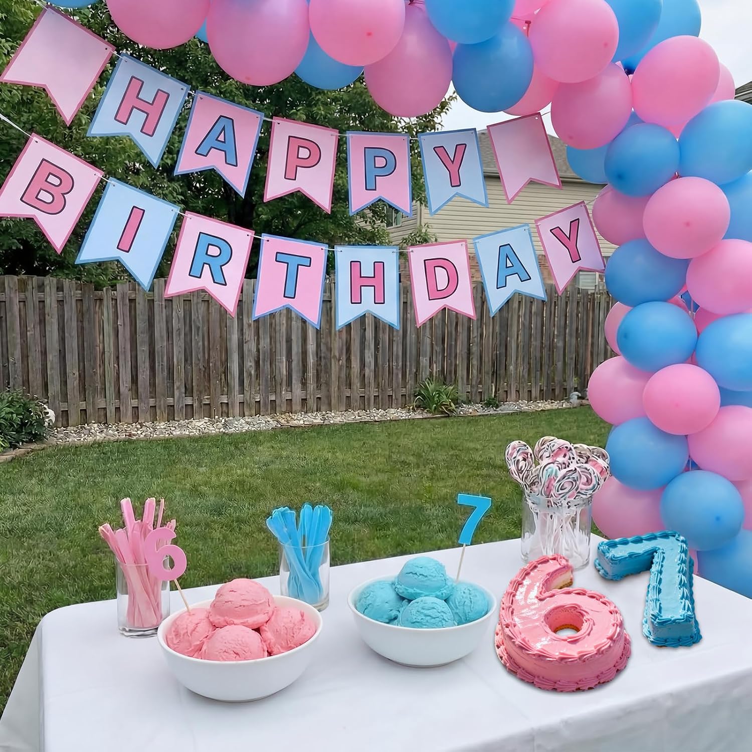 Blushtier 6 7 Birthday Cake Molds Large Six Seven Silicone Number Mold