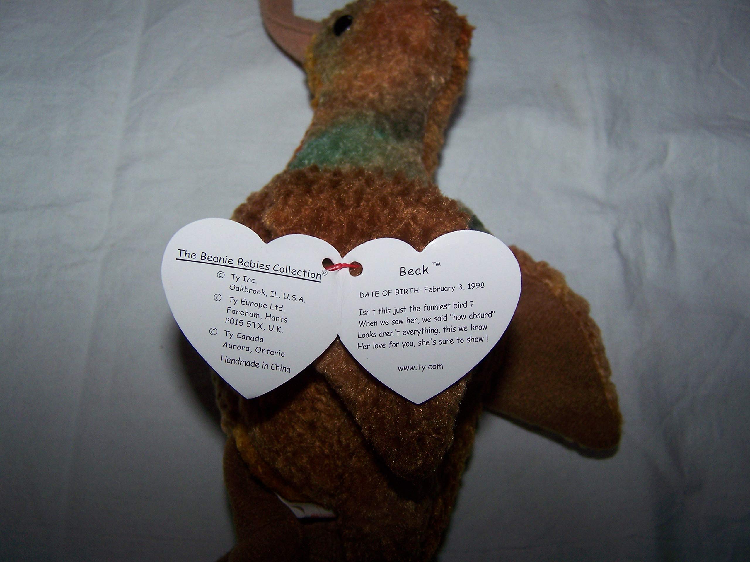 Amazon.co.jp: TY ビーニーベイビーズ BEANIE BABIES BEAK とり