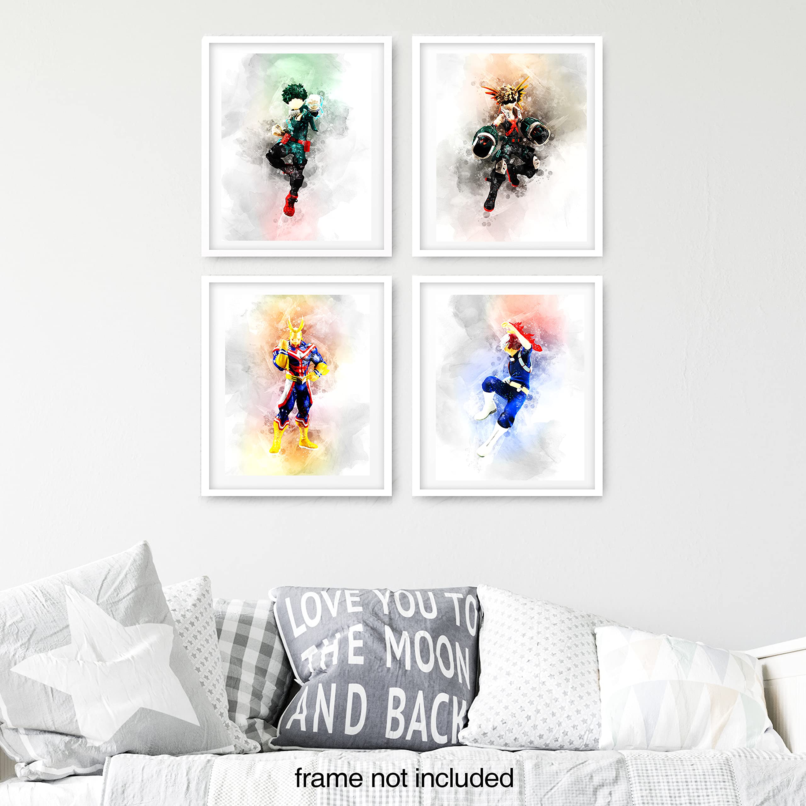 Buy Anime MHA Poster Wall Art Anime Posters Academia Poster Decor For