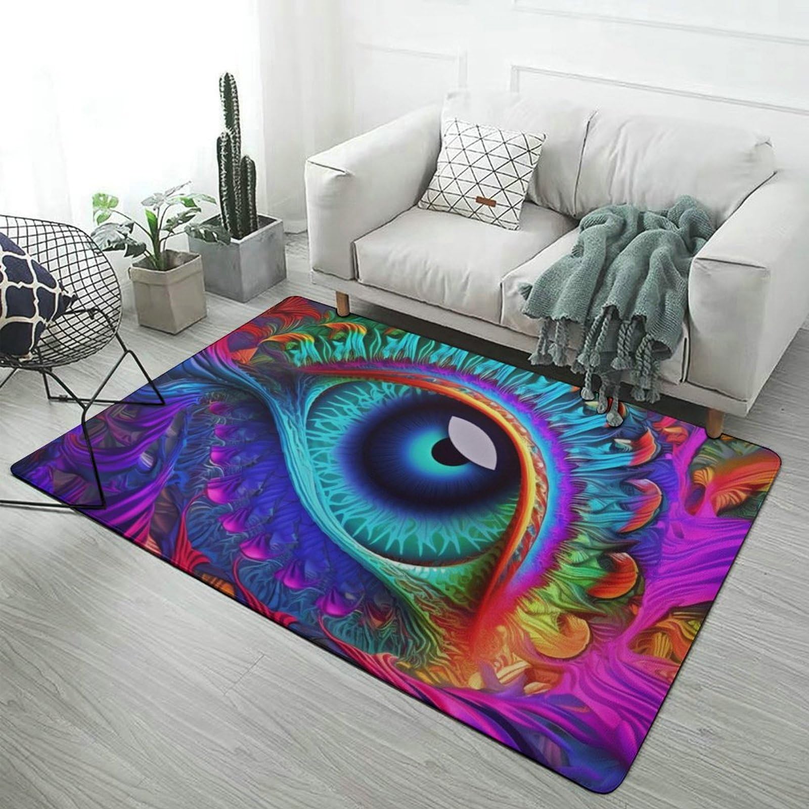 Tapis de sol absorbant grand format idéal pour décorer le salon ou la cuisine