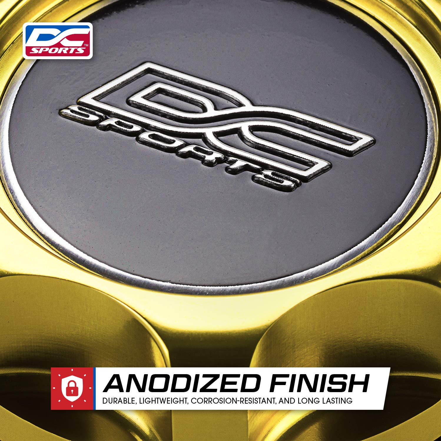 Amazon | DC Sports OC102G 機械加工陽極酸化ゴールドアルミニウム