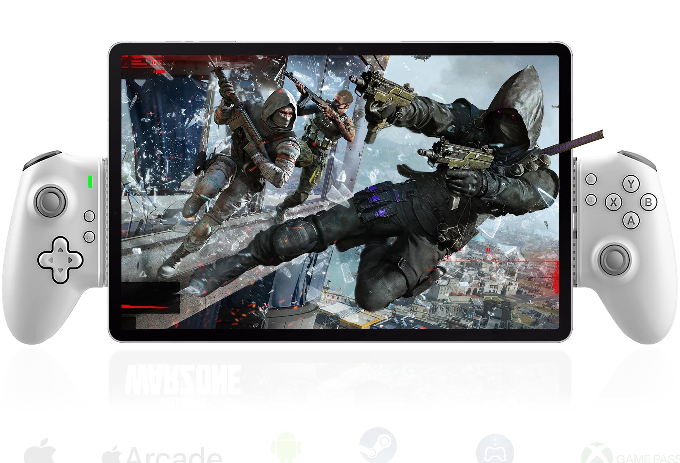 Megadream USB C Game Controller für iPad/Tablet (6.7-11in kompatibel), Plug and Play Gamepad Joystick, Remote Play Controller für PS5/Xbox/PC, Cloud Gaming, Hall Joystick/Trigger, Passthrough Charging