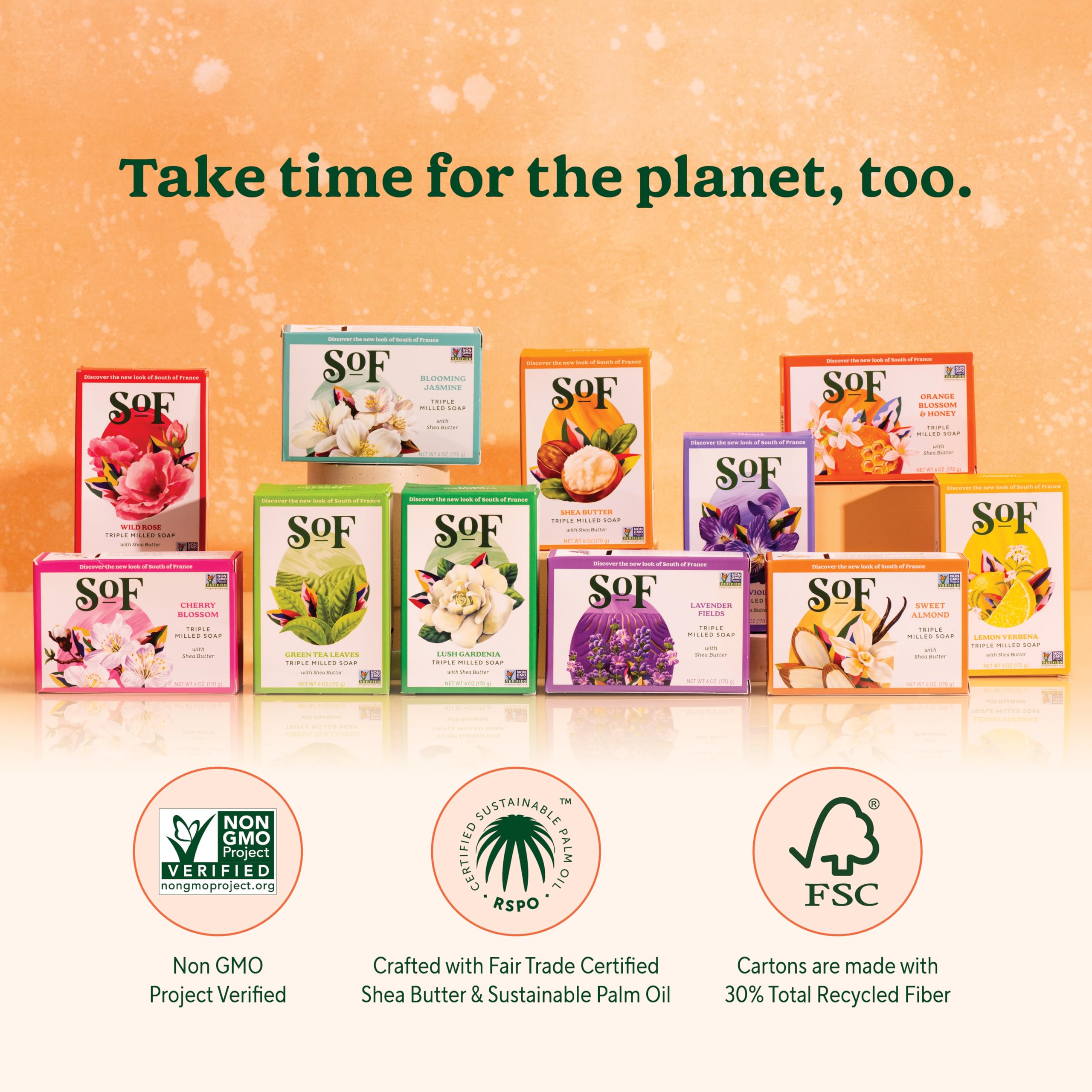 Amazon.com : SoF Triple Milled Bar Soap - With Coconut Oil