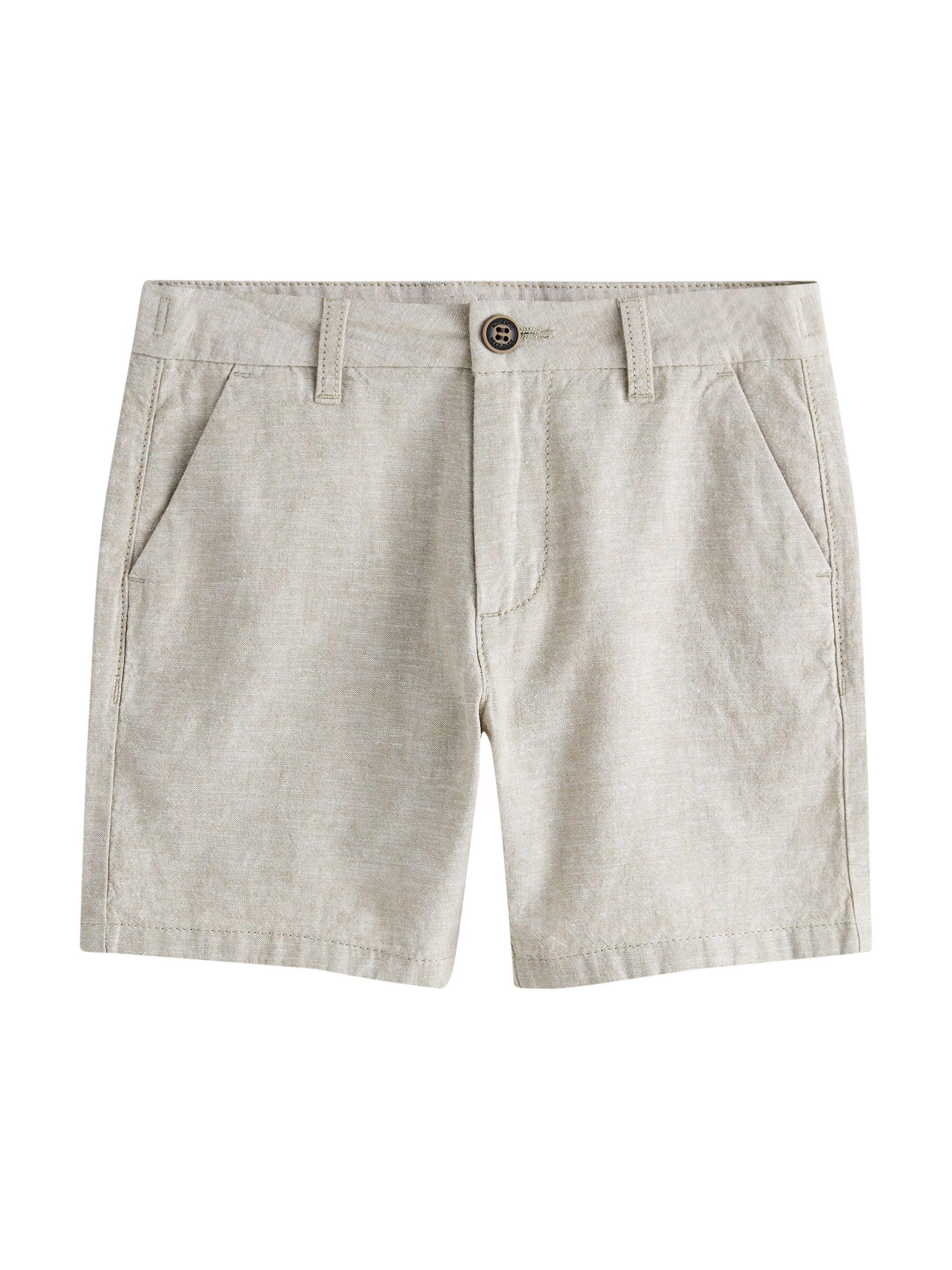 NEXT Garçon Short Chino en Lin, Lot de 2