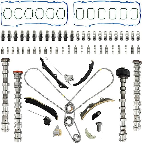 2016-2026 3.6L Engine Rebuild Overhaul Kit Timing Chain Kit Camshaft Rocker Arm Valve Lifter Fit For Chrysler Pacifica Voyager Dodge Durango Jeep Gladiator Grand Cherokee L WK Wrangler Ram 1500 V6