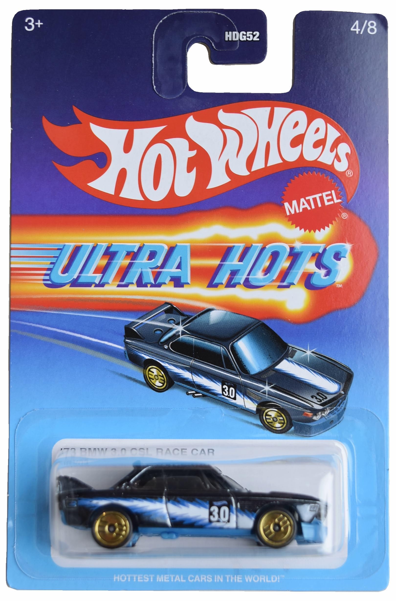 Amazon.com: Hot Wheels '73 BMW 3.0 CSL Race Car, Ultra Hots [Blue