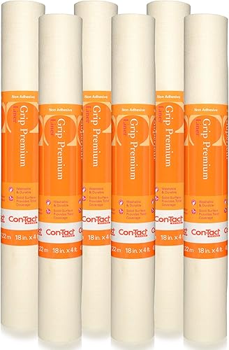 Miniatura 1 de Con-Tact Brand Grip Premium - Forro grueso para estantes, versátil de 18 pulgadas x 4 pies, duradero, no adhesivo, antideslizante, para cajones y