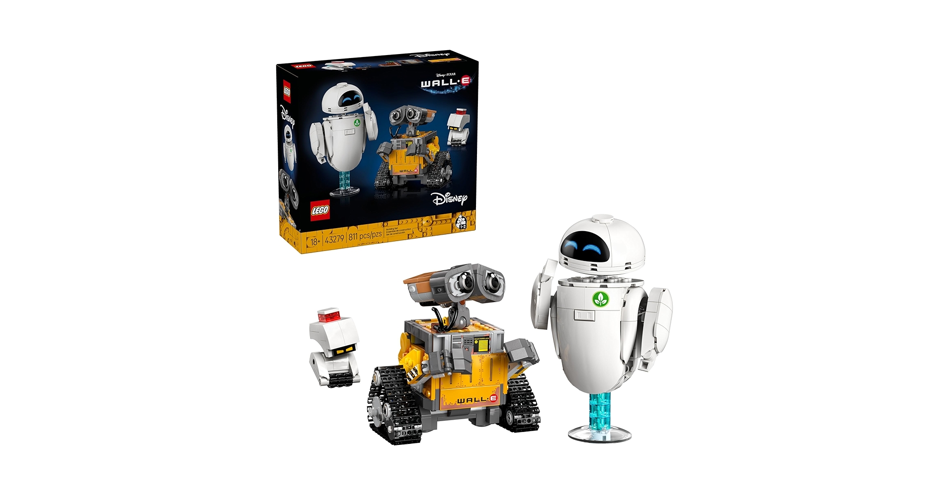 その他 WALL-E WALL-E and EVE 43279 | Disney™ | Buy online at the Official