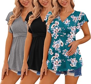 Ekouaer Maternity Shirts 3 Packs Lahore, Karachi - Pakistan