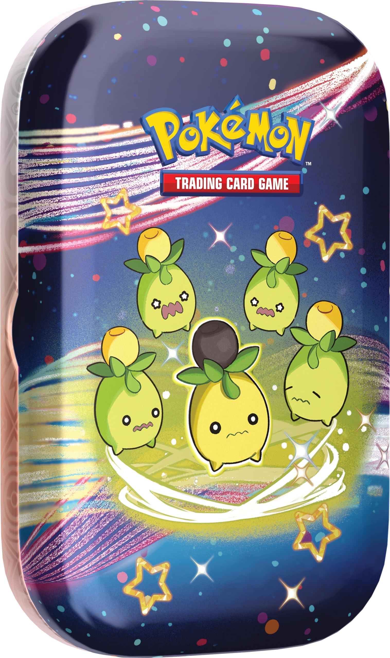 Pokemon TCG: Scarlet & Violet—Paldean Fates Mini Tin – Smoliv (2 Booster Packs, 1 Sticker & 1 Art Card)