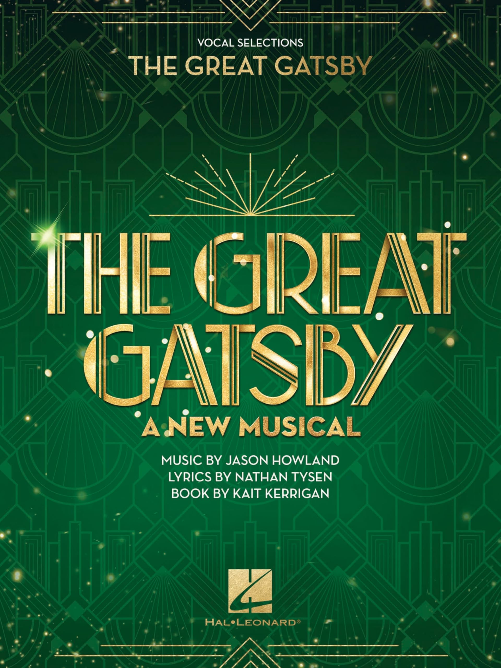 Livre partitions piano voix The Great Gatsby niveau intermediaire pour spectacle