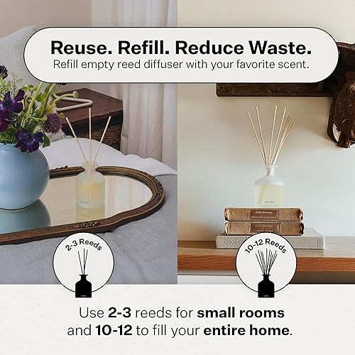Miniatura 4 de Apotheke Difusor de varillas perfumadas de lujo para el hogar, vetiver blanco, aceite esencial de 6.7 onzas líquidas para aromaterapia, difusor