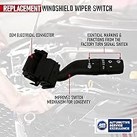Vista 4 de Interruptor del limpiaparabrisas – Compatible con vehículos Ford y Lincoln – Edge, Explorer, Police Interceptor Utility, MKX – Reemplaza a SW7688