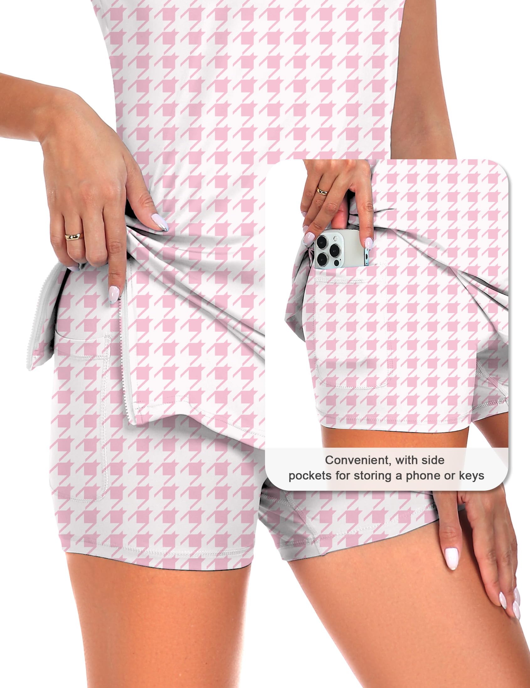 FKEEP Damen Soft Tenniskleid