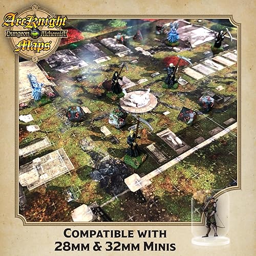 Miniatura 10 de Arcknight The Wild Outdoors - Mapas de batalla para juegos de rol; 16 mapas modulares RPG en 8 páginas de doble cara, cuadrícula cuadrada de 1