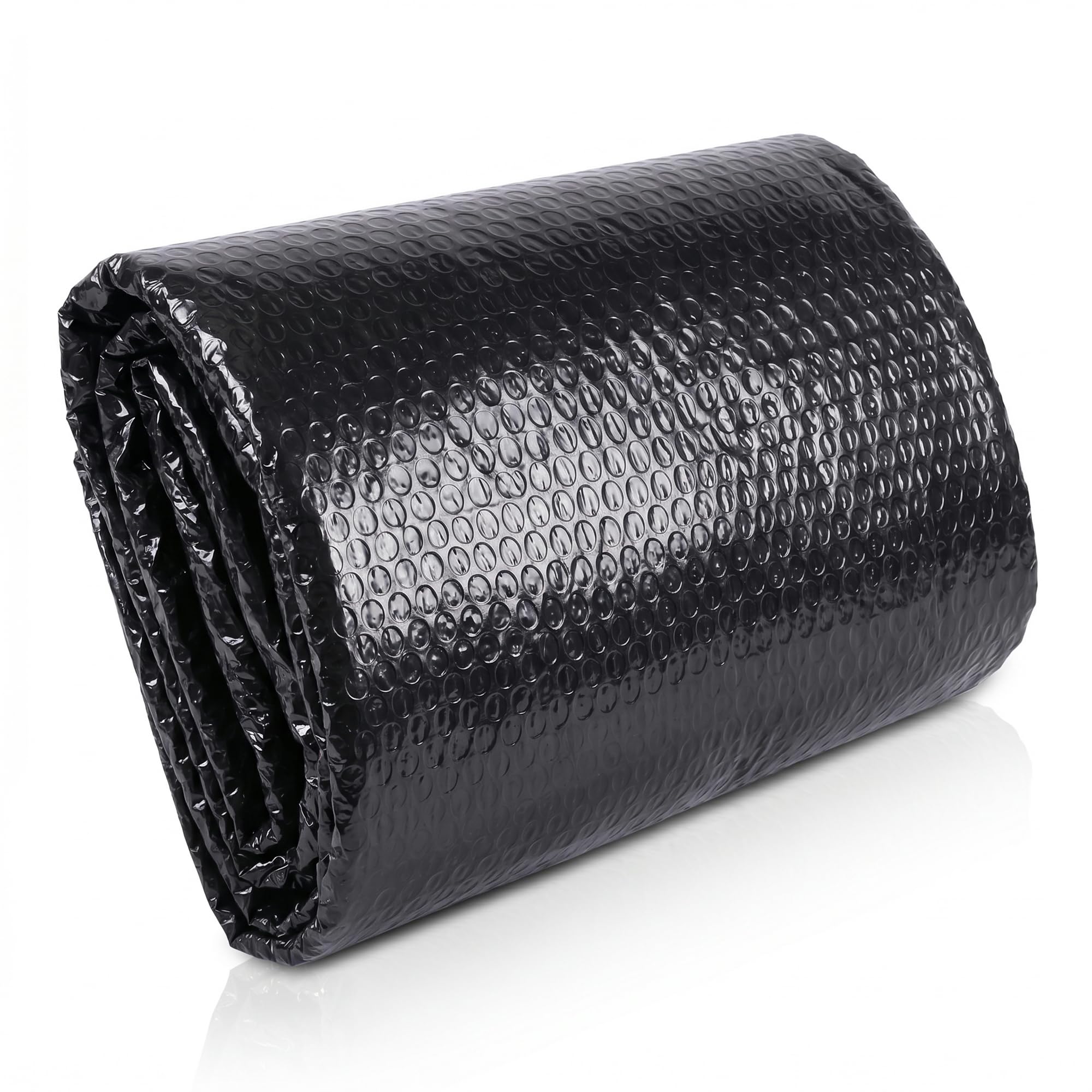 Mucola Solarfolie Pool 549x274 cm Schwarz 400µm mit Ösen – Poolabdeckung Wärmeplane PVC UV-beständig reißfest