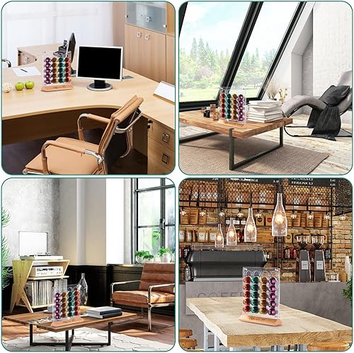 Miniatura 4 de Soporte para cápsulas de café Nespresso, organizador de cajones de cápsulas de café Nespresso (transparente)