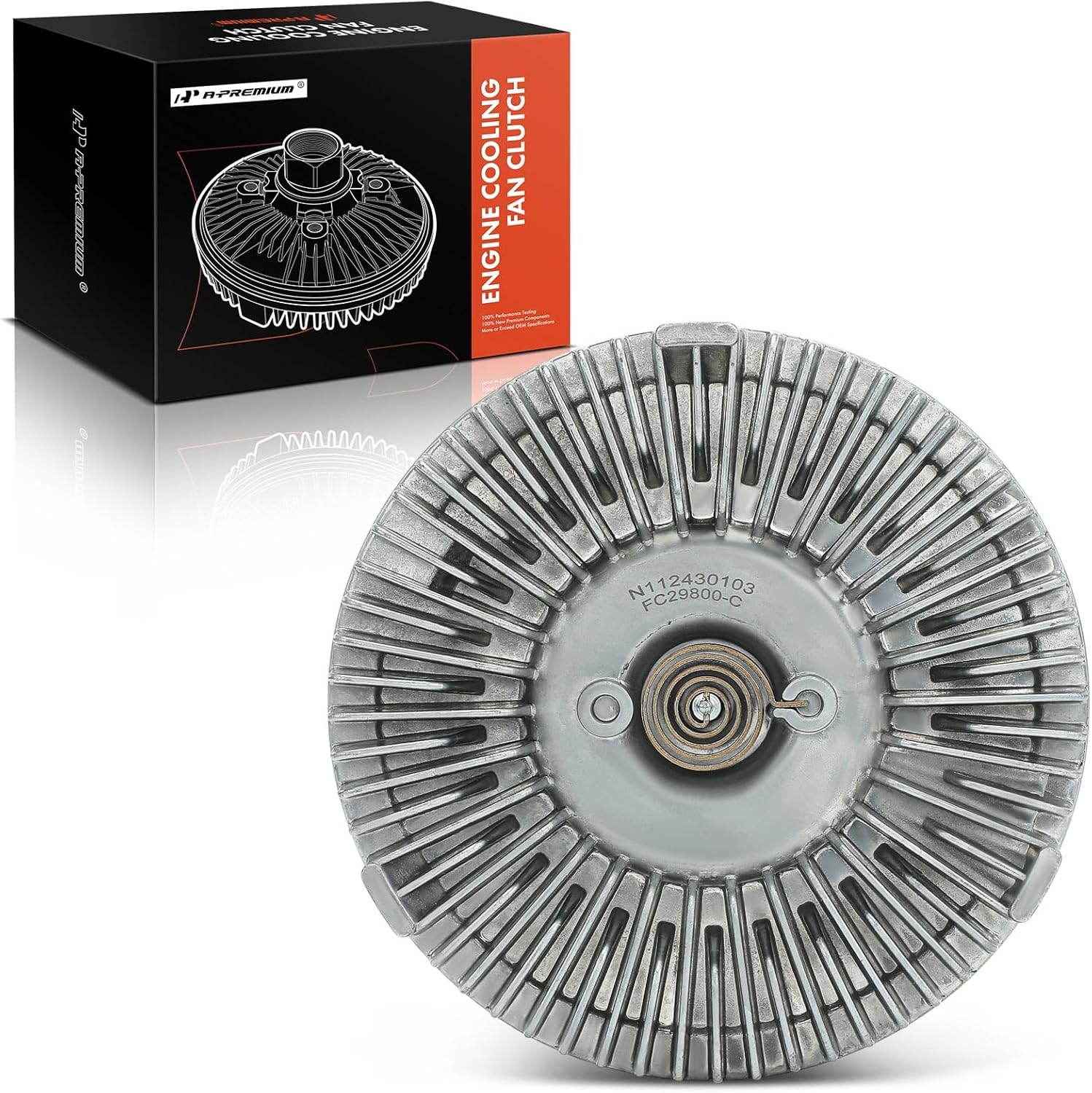 A-Premium Engine Cooling Fan Clutch Compatible with Chevrolet Silverado 1500 2011-2013, Silverado 2500 3500 HD 2011-2019 & GMC Sierra 1500 2011-2013, Sierra 2500 3500 HD 2011-2019, 6.0L