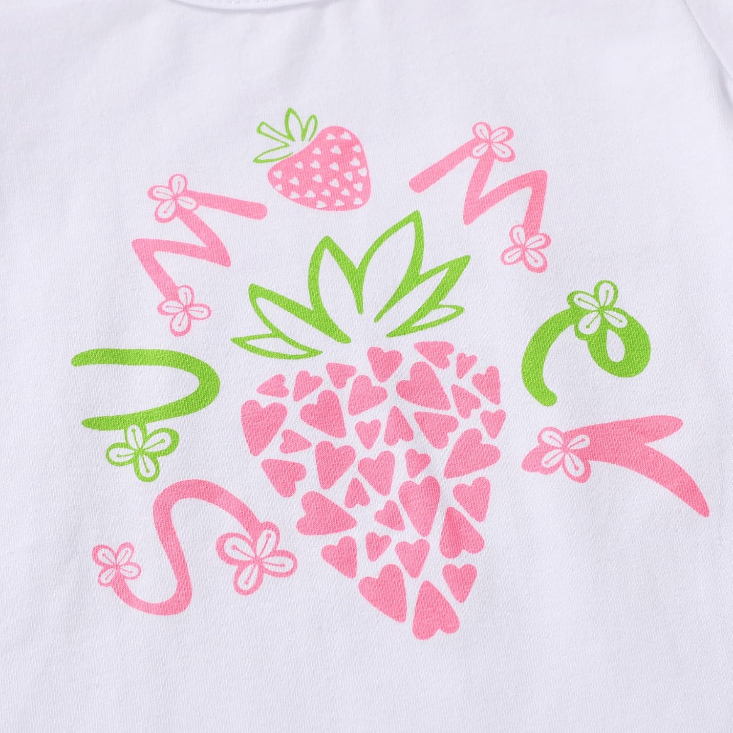 YOUNGER TREE Toddler Baby Girls Clothes Watermelon T-shirt + Linen Shorts with Belt Cute Summer Short Set - Image 5