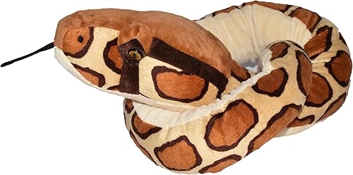 Wild Republic - Peluche de serpiente de peluche, regalo para niños, Pitón de Birmania, 54"