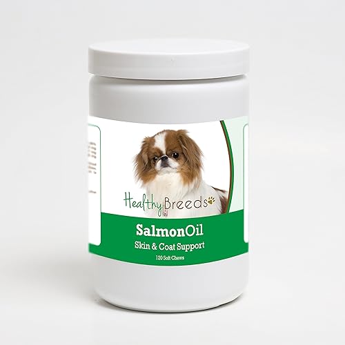 Miniatura 125 de Healthy Breeds Golden Retriever - Aceite de salmón masticable suave, 90