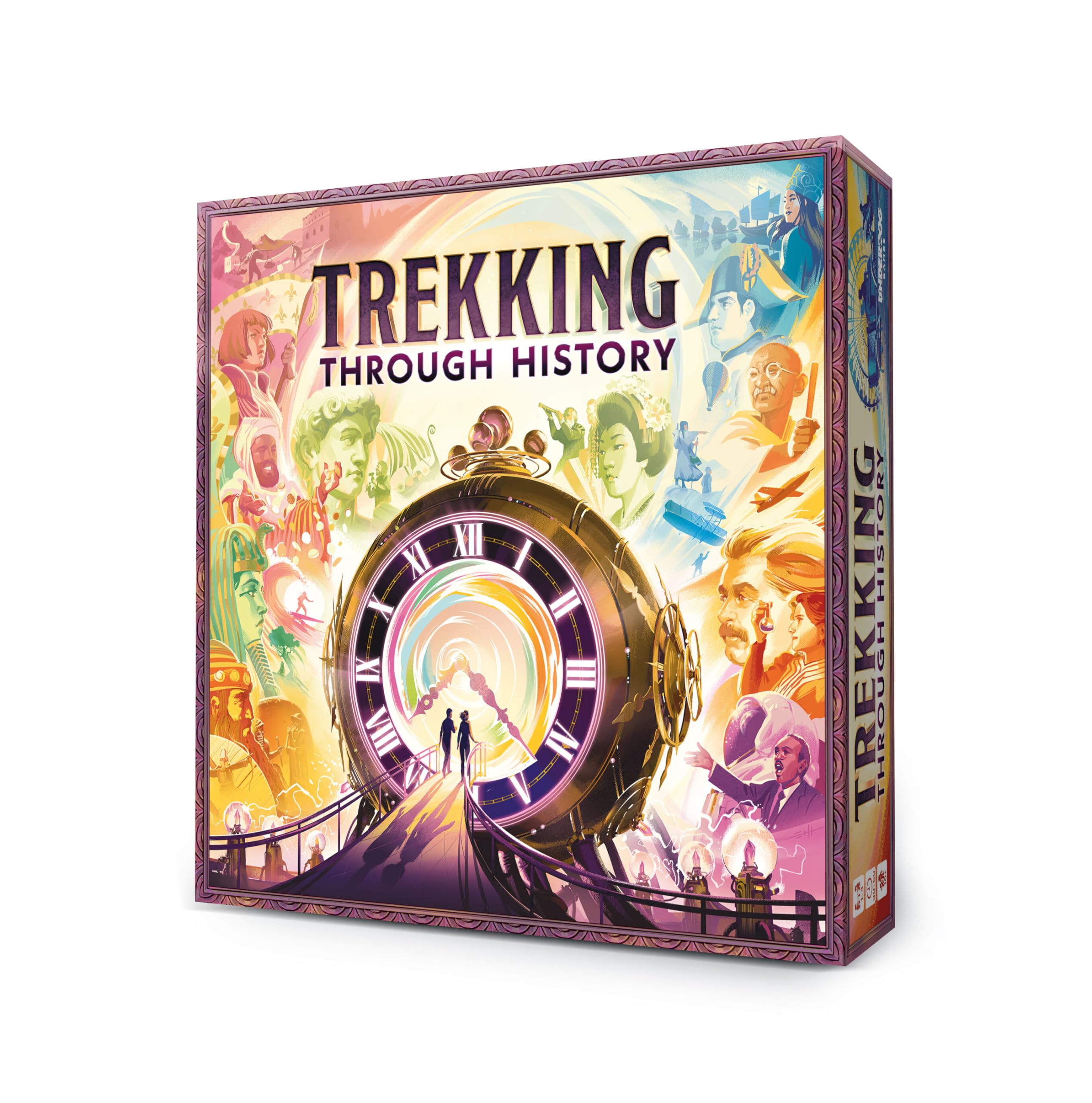 Asmodee Trekking Through History, Gioco da Tavolo, 1-4 Giocatori, 10+ Anni, Edizione in Italiano