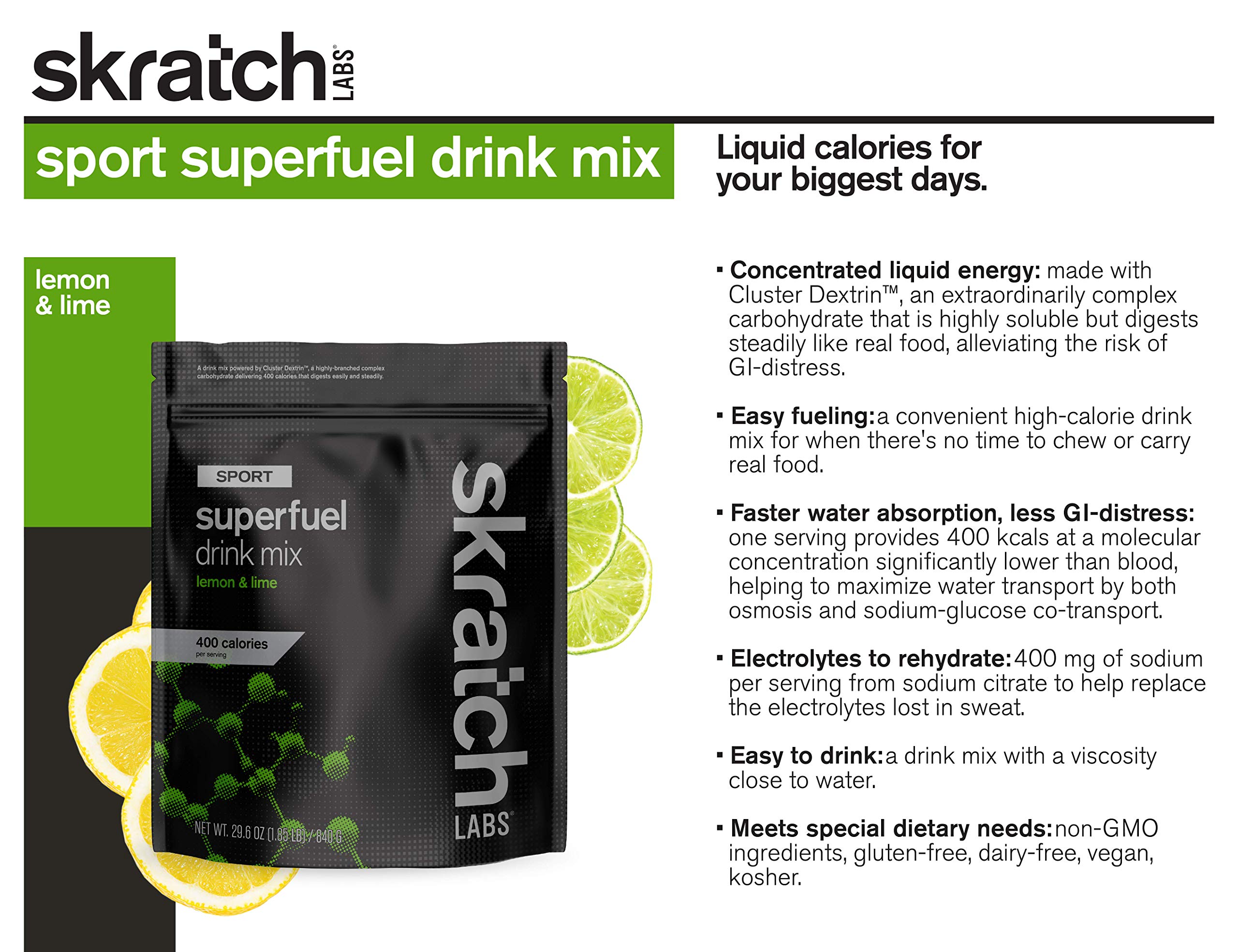 Buy Skratch Labs Superfuel Carbohydrate Powder Drink Mix, Carbohydrate