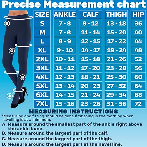 Miniatura 2 de Pantimedias de compresión para mujer 20-30mmHg - Venas varicosas e hinchazón - A204