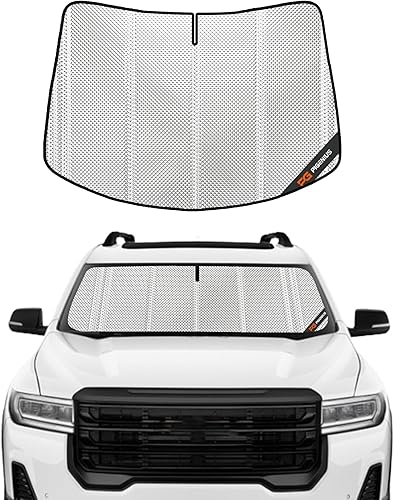 Pigenius Windshield Sun Shade for GMC Acadia 2017-2023. Full Coverage Rearview M