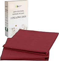 Vista 20 de California Design Den Juego de 2 fundas de almohada estándar tamaño Queen - 100% algodón, juego de 2 fundas de satén suave, se adapta a almohadas