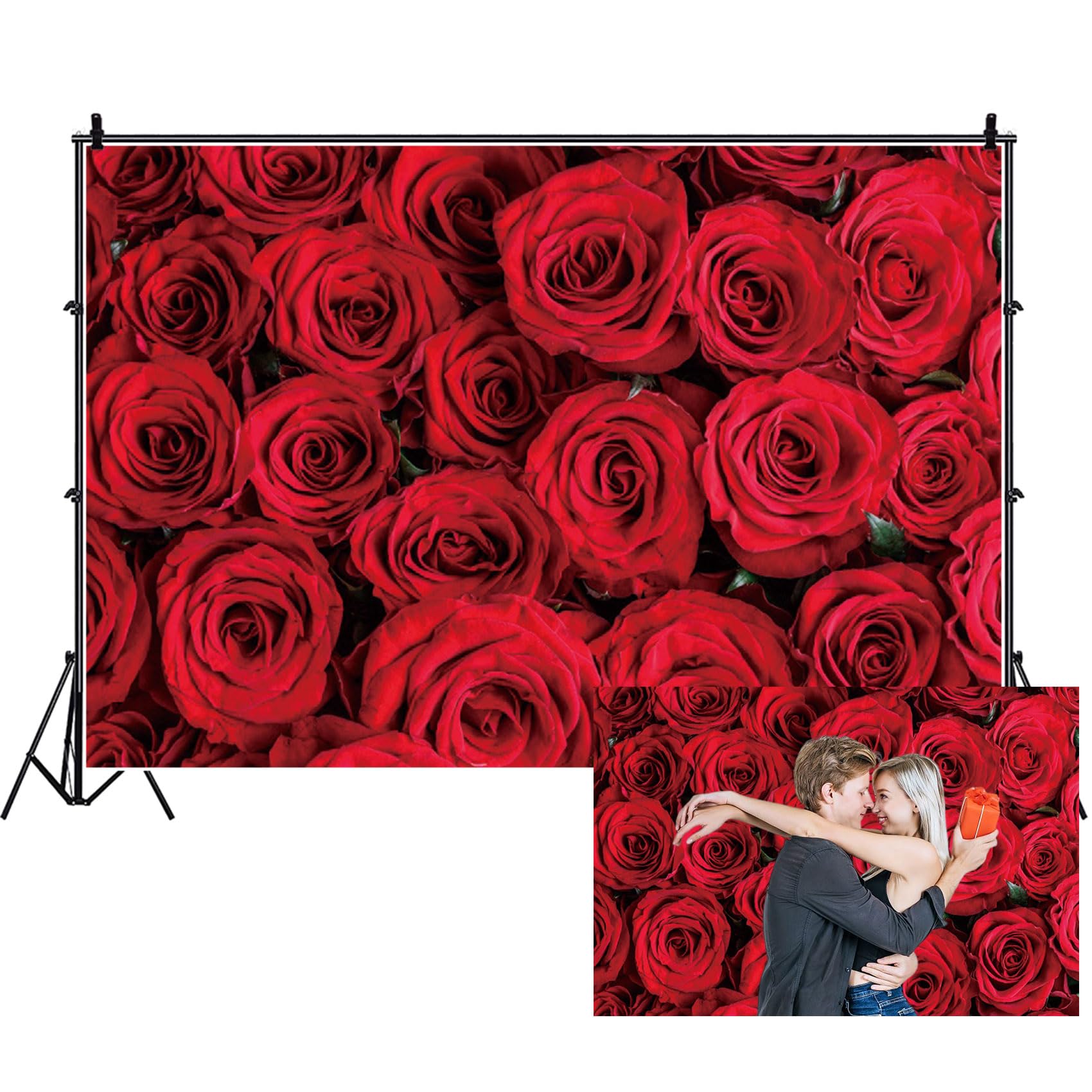 Toile de fond studio photo Saint-Valentin et décor mural anniversaire - 8