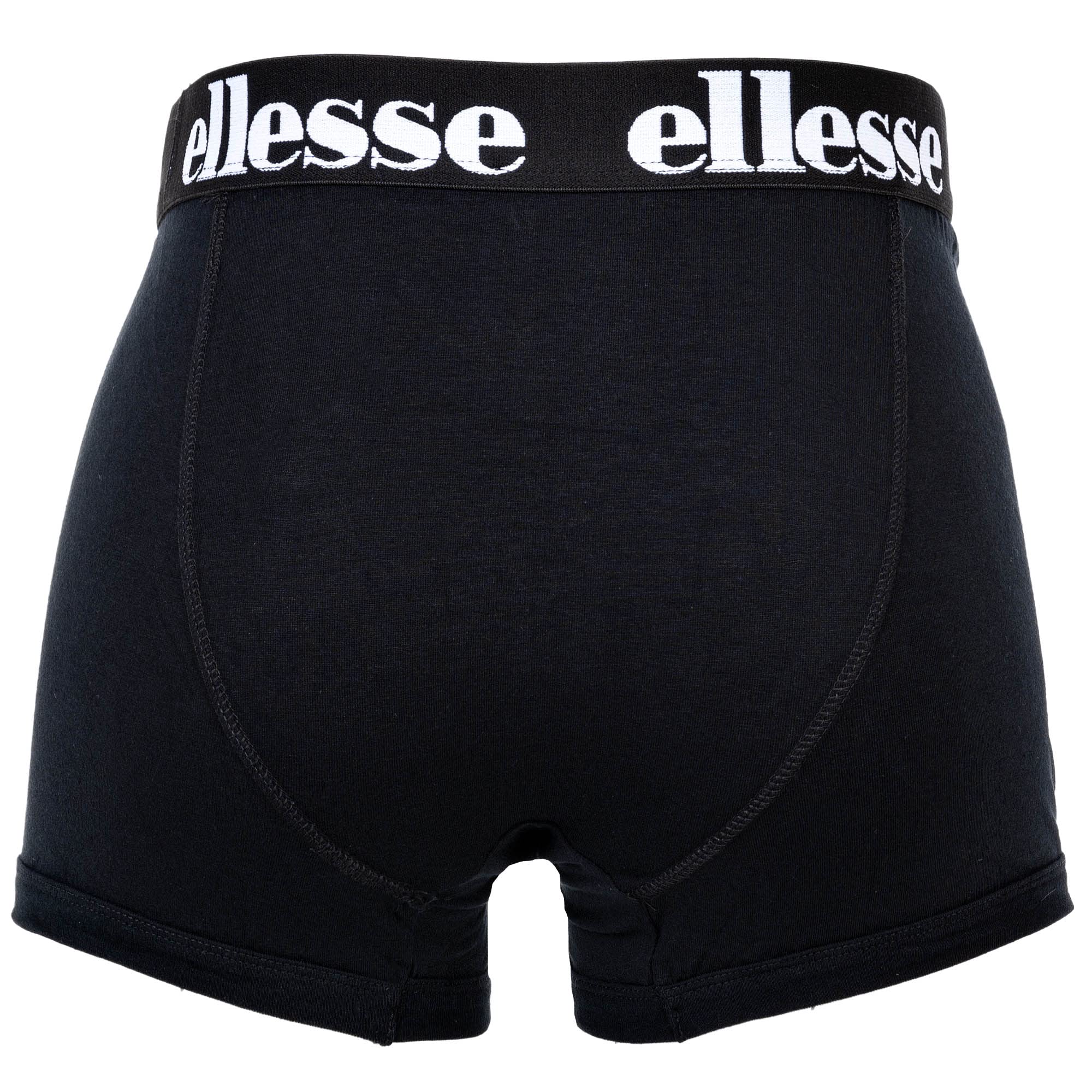 Ellesse Yema, boxer da uomo, confezione da 7 pezzi, con logo, senza intervento, cotone elasticizzato