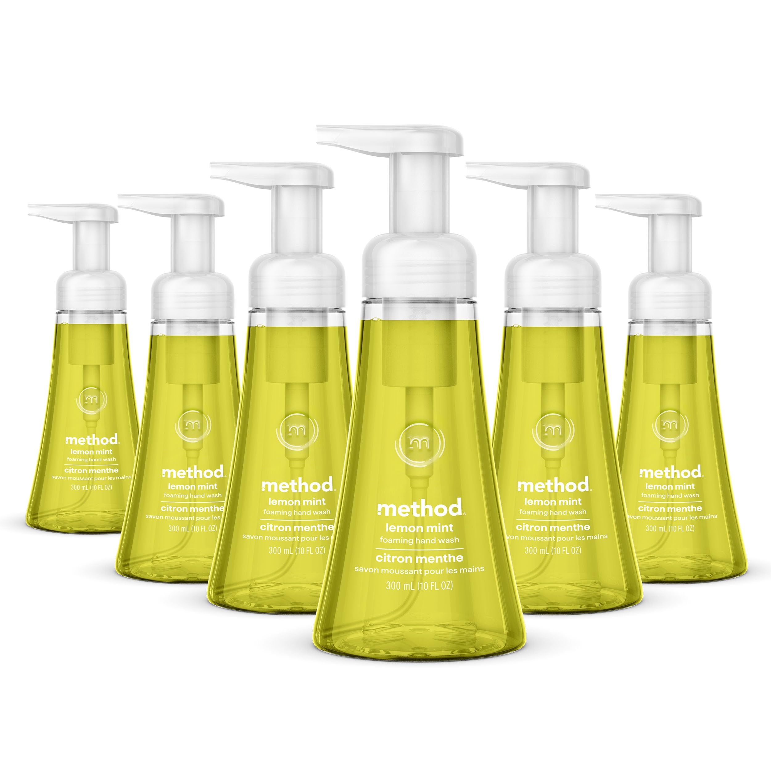 method Foaming Hand Wash, Lemon Mint, 10 fl oz, 6 pack